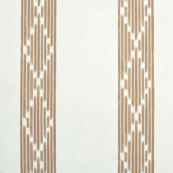 Sequoia Stripe, Ivory Wallcoverings | Schumacher
