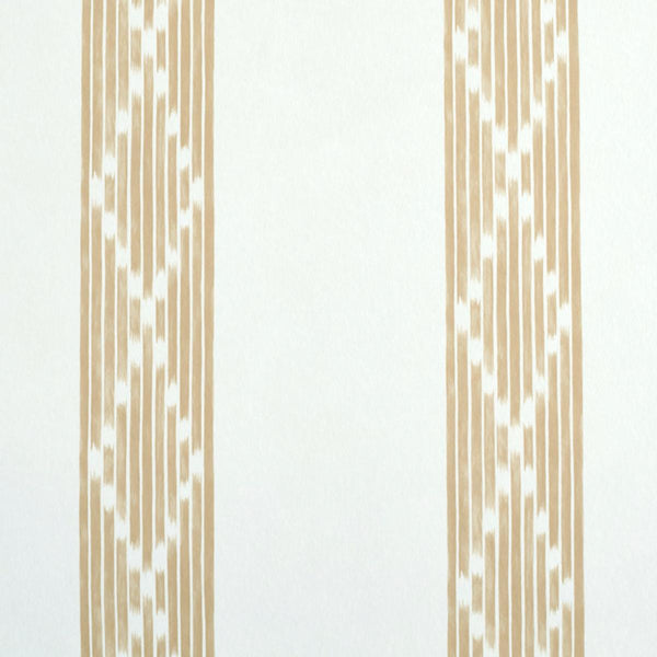 Sequoia Stripe, Camel Wallcoverings | Schumacher