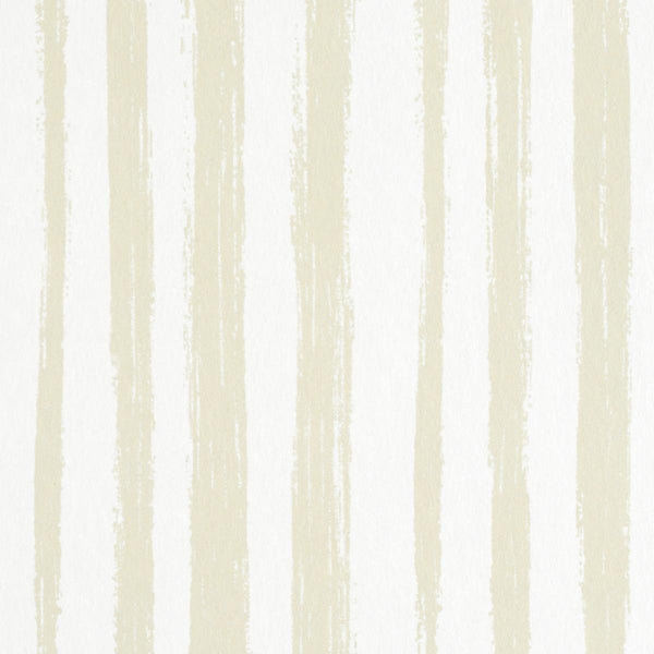 Sketched Stripe, Natural Wallcoverings | Schumacher