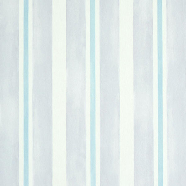 Watercolor Stripe, Lavender Wallcoverings | Schumacher