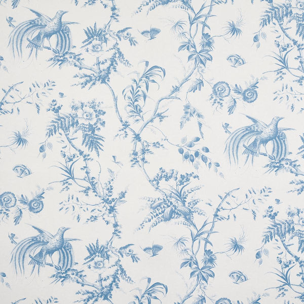 Toile de la Prairie, Ivory Wallcoverings | Schumacher