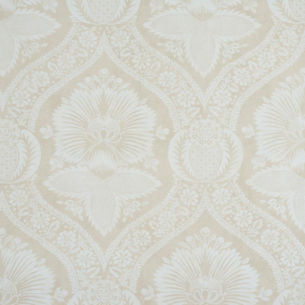 Villandry Damask Print, Neutral Wallcoverings | Schumacher