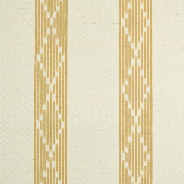 Sequoia Stripe Sisal, Ochre Wallcoverings | Schumacher