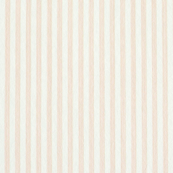 Edwin Stripe Narrow, Blush Wallcoverings | Schumacher
