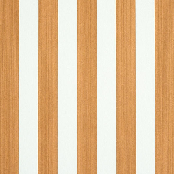 Edwin Stripe Medium, Butternut Wallcoverings | Schumacher
