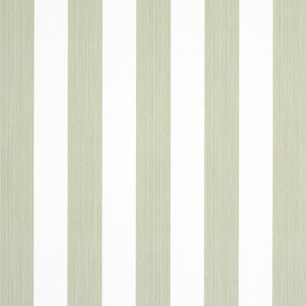 Edwin Stripe Medium, Linen Wallcoverings | Schumacher