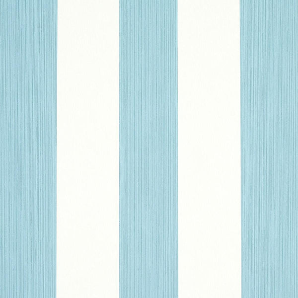 Edwin Stripe Wide, Slate Wallcoverings | Schumacher