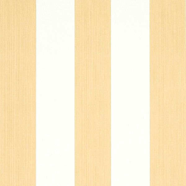 Edwin Stripe Wide, Wheat Wallcoverings | Schumacher