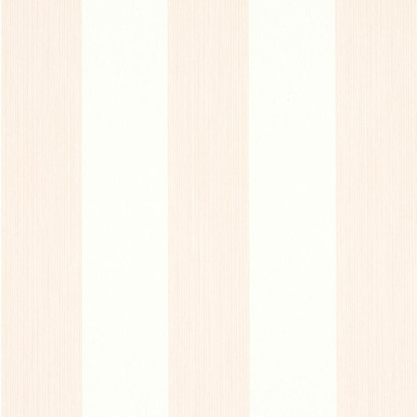 Edwin Stripe Wide, Blush Wallcoverings | Schumacher