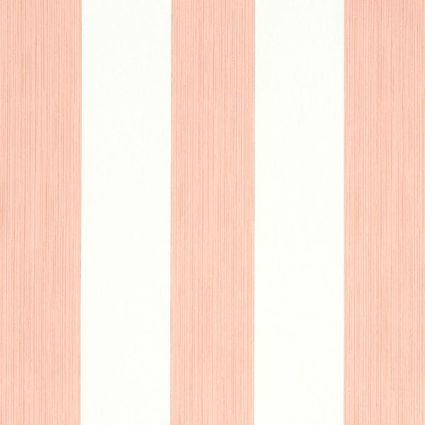Edwin Stripe Wide, Pink Wallcoverings | Schumacher