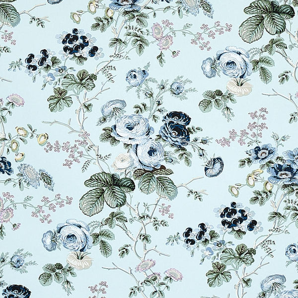 Salisbury, Celadon Wallcoverings | Schumacher