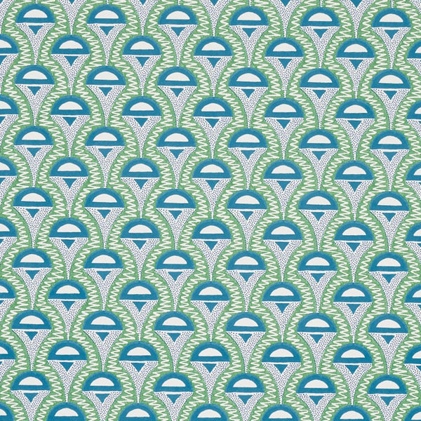Abelino, Green & Peacock Wallcoverings | Schumacher