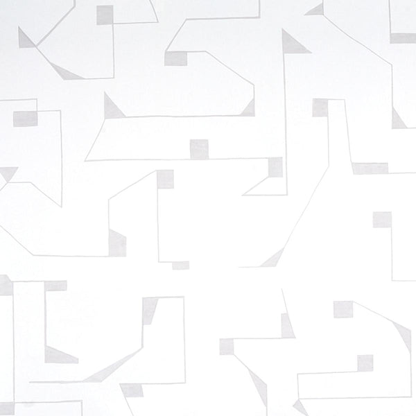 Circuit, White Wallcoverings | Schumacher
