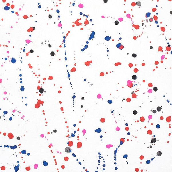 Ink Splash, Red & Blue Wallcoverings | Schumacher