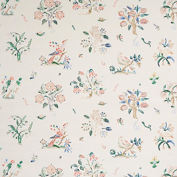 Magical Menagerie, Primary Wallcoverings | Schumacher
