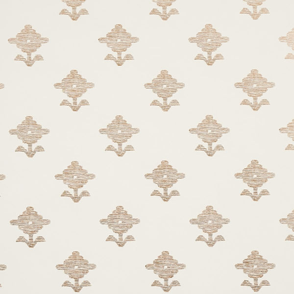 Rubia, Ivory Wallcoverings | Schumacher