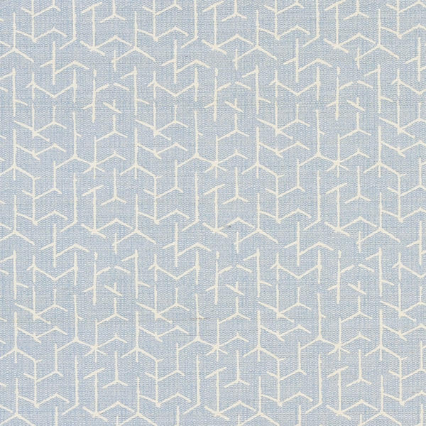 Coleridge, Light Blue Wallcoverings | Schumacher