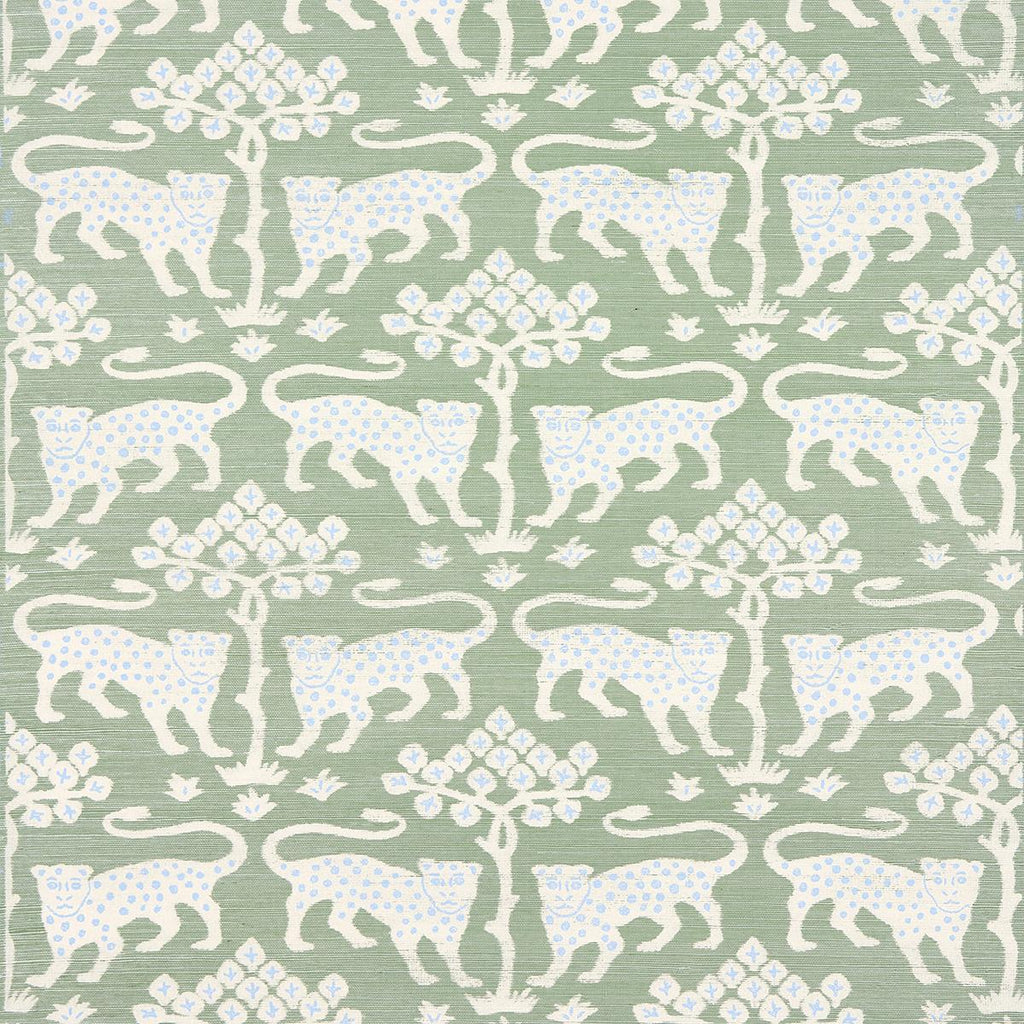 Woodland Leopard Sisal, Seaglass