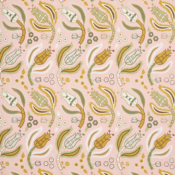 Malabar Vine, Blush Wallcoverings | Schumacher