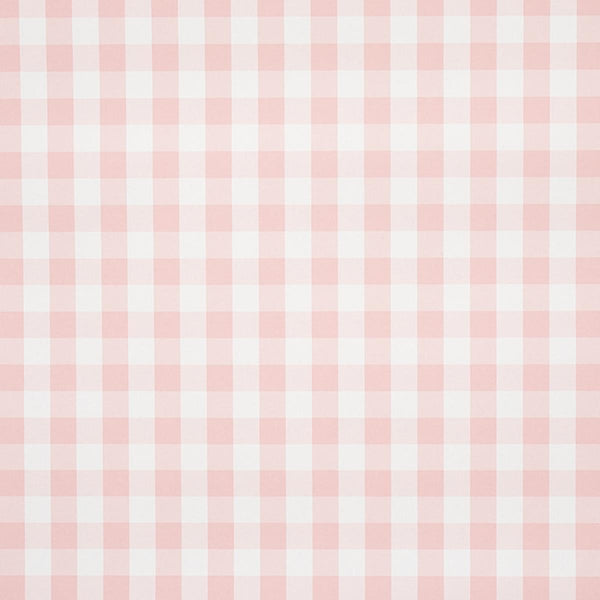 Willa Check Small, Pink Wallcoverings | Schumacher