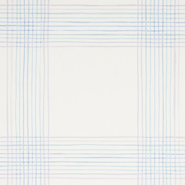 Minerva Plaid, Ivory Wallcoverings | Schumacher