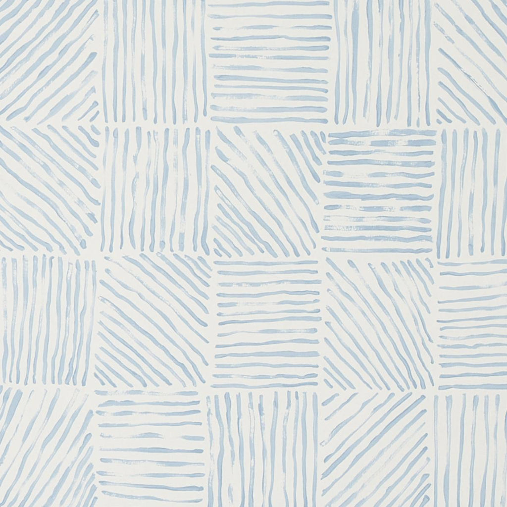 Katama, Blue on Ivory