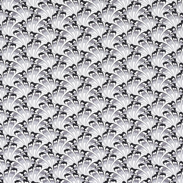 Gotham Swing, Charcoal Wallcoverings | Schumacher