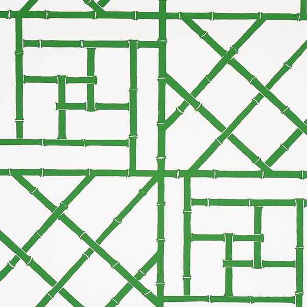 Trellis, Safari Green Wallcoverings | Schumacher