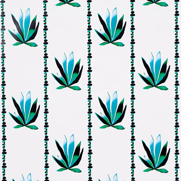 Agave Stripe, Lanai Wallcoverings | Schumacher
