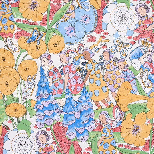 Fairie Garden Yellow and Ivory — Schumacher