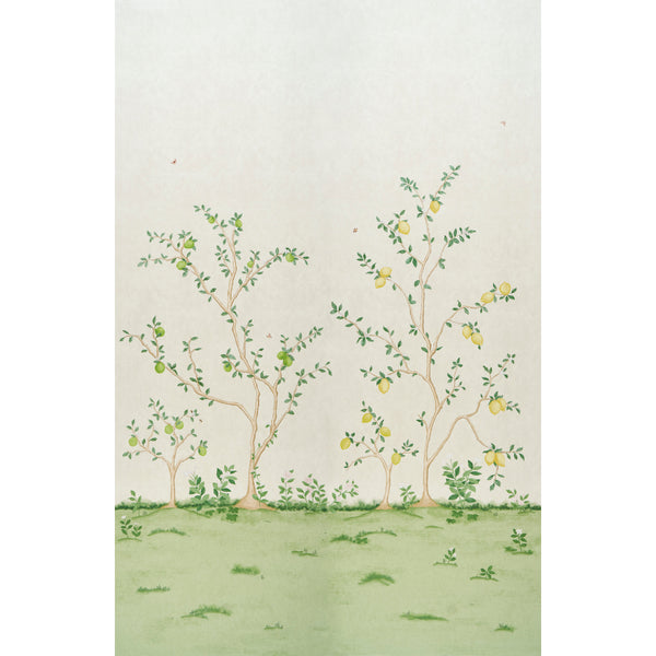 Citrus Blossom 2 Panel Set Cream — Schumacher