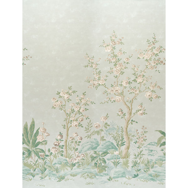 Charlotte's Garden 2 Panel Set Celadon — Schumacher