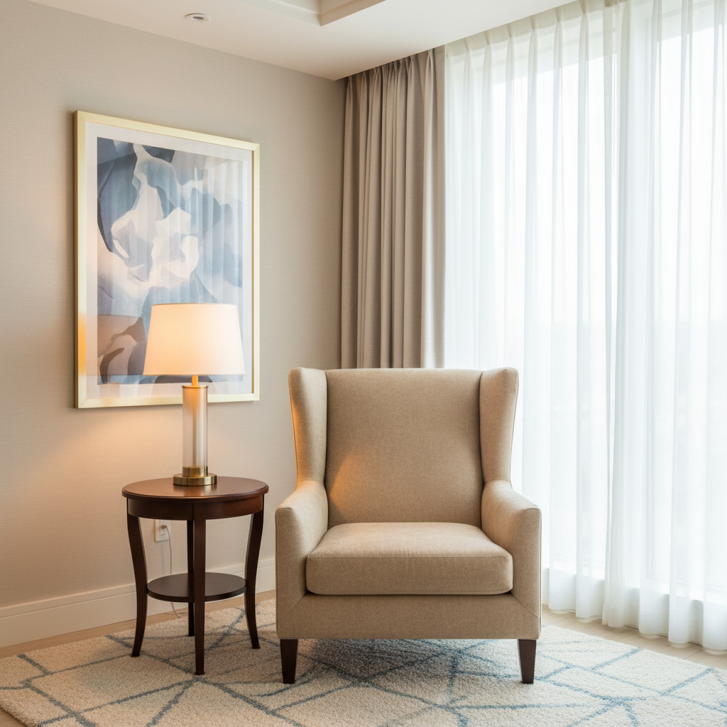 Vintage Harbor - Vanilla Upholstered Chair | Architectural Fabrics