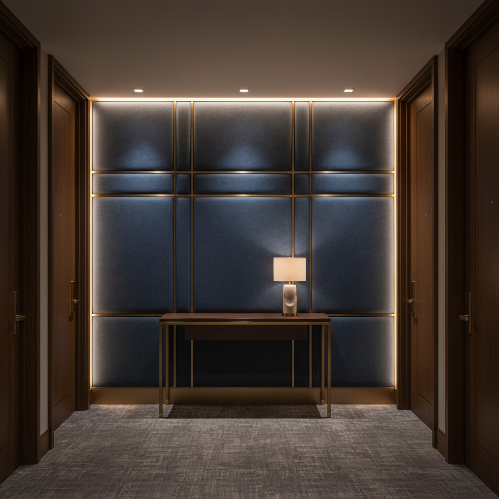 Red Hook - Oceania Upholstered Wall Panel | Architectural Fabrics