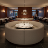 Tortola - Platinum Upholstered Banquette | Architectural Fabrics