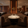 Necker Island - Cocoa Upholstered Banquette | Architectural Fabrics