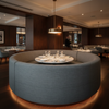Marigot - Azure Upholstered Banquette | Architectural Fabrics