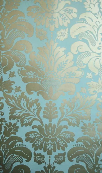 Campbell Damask 01  Wallpaper | Nina Campbell Europe