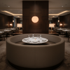Kick Em Jenny - Mink Upholstered Banquette | Architectural Fabrics