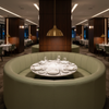 Aire Pebbled - Seafoam Breathable Polyurethane Upholstered Banquette | Architectural Fabrics