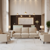 Manchioneel - Almond Upholstered Sofa | Architectural Fabrics
