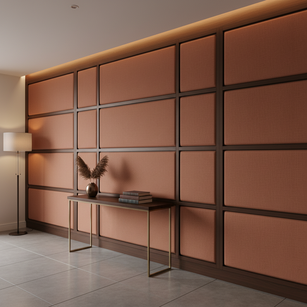 Necker Island - Salsa Upholstered Wall Panel | Architectural Fabrics