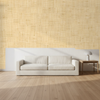 Montauk Paperweave Tan Wallcovering | Phillipe Romano room setting