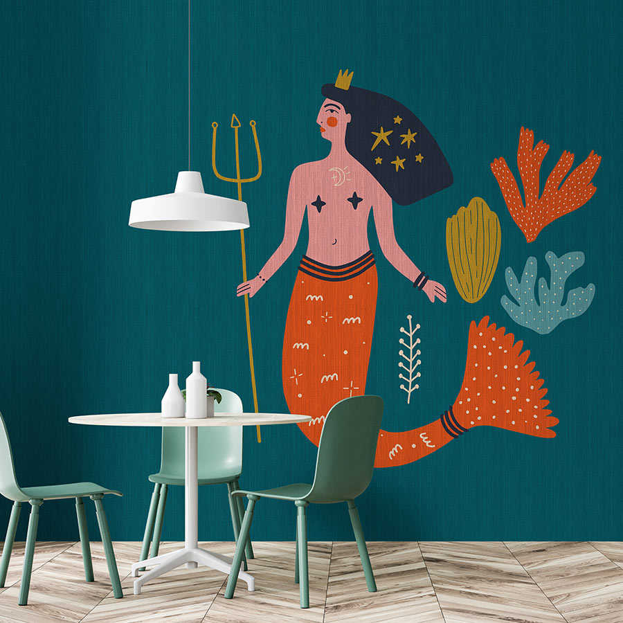 Walls By Patel 3 Turquoise Wallcovering | AS Creation