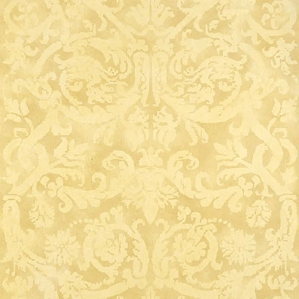 Pontine Damask - Soft Gold Wallpapers
