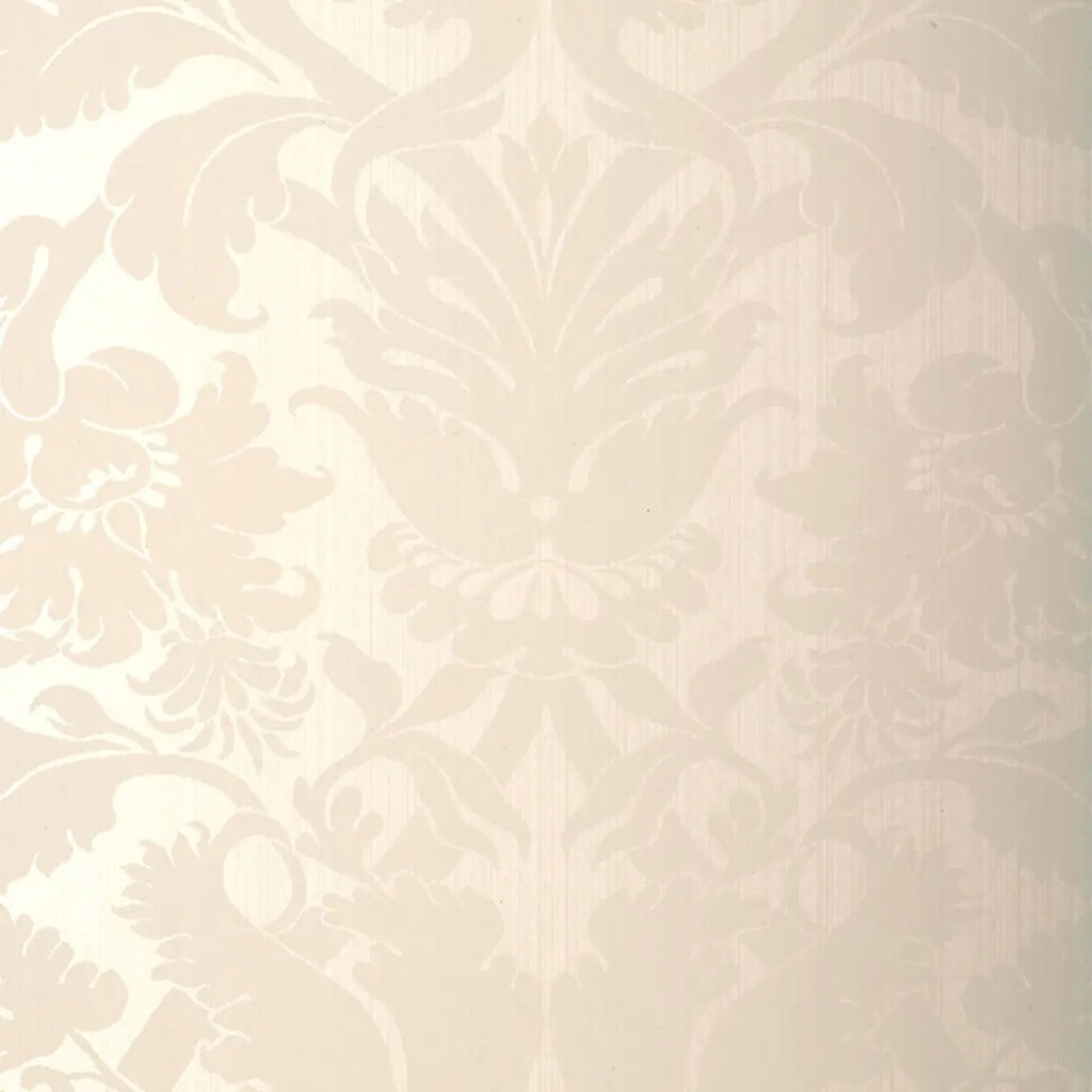 Fiorella Damask - Pearl Wallpapers
