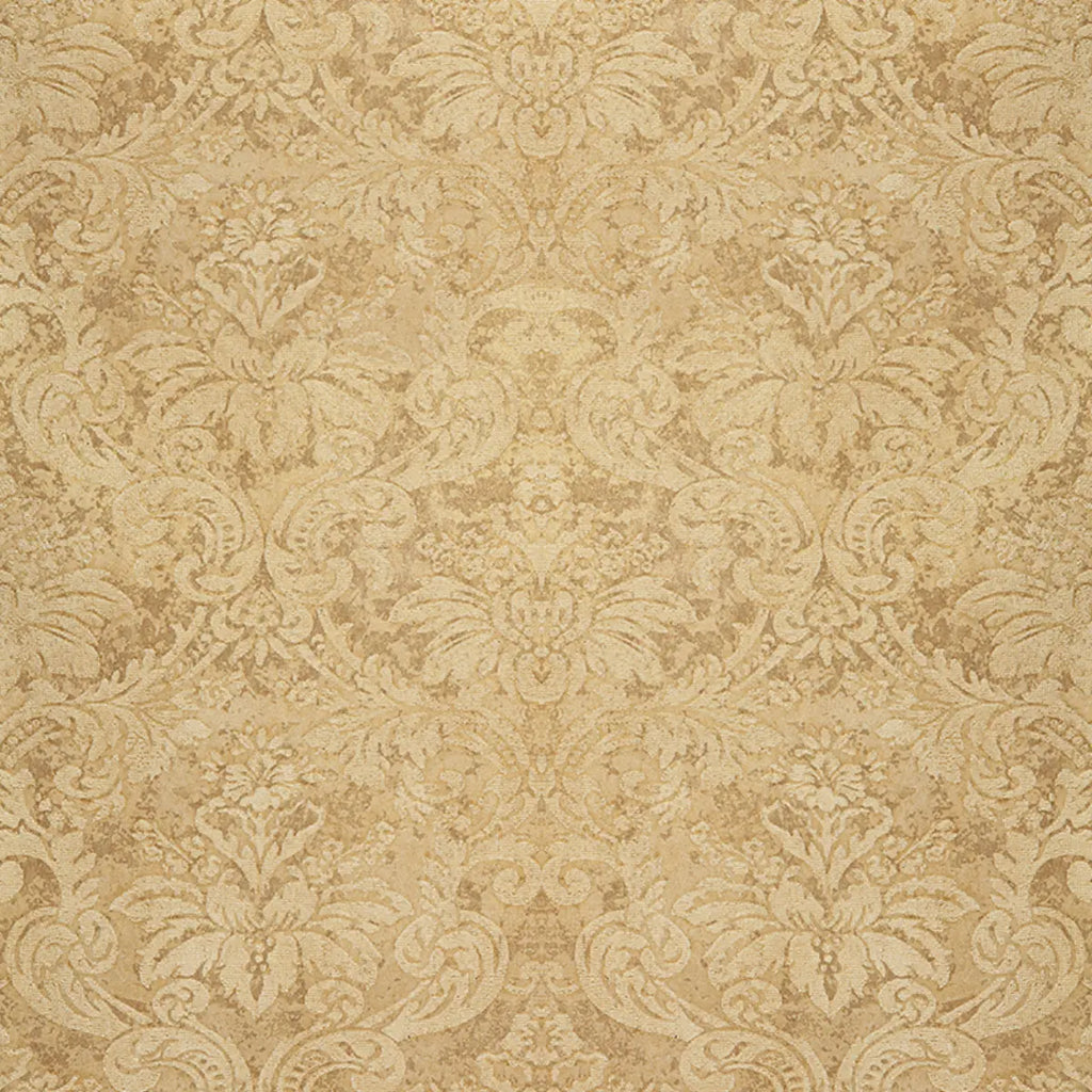 Damasco Metallico - Gold Leaf Wallpapers