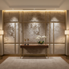 Crushed Velvet Texture Mushroom Taupe Upholstered Wall Panel | Architectural Fabrics