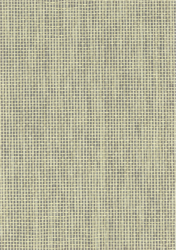Amelia Island-Gray Paper Weave Wallcovering | Phillipe Romano
