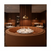 Triangle Reef - Maple Upholstered Banquette | Architectural Fabrics